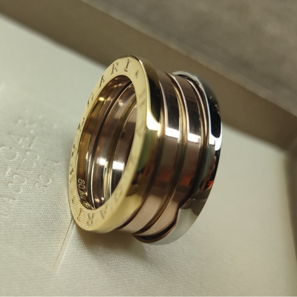 New B Three Layer RING - Picture 4 of 4